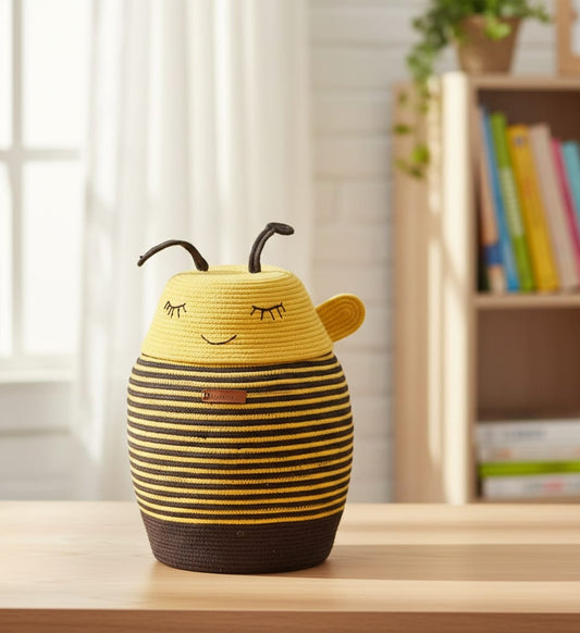 Bumble Bee Cotton Kids Storage Basket