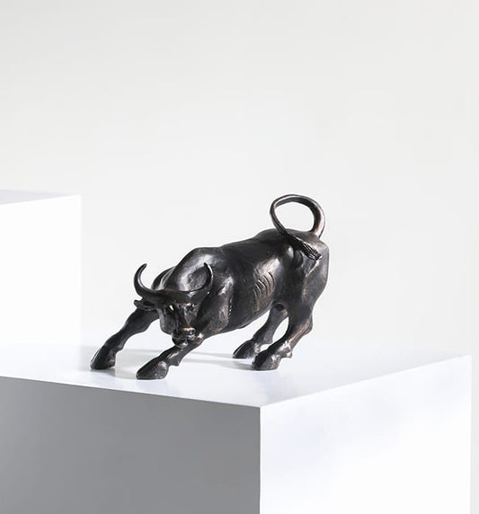 Share Market Bull Sculpture