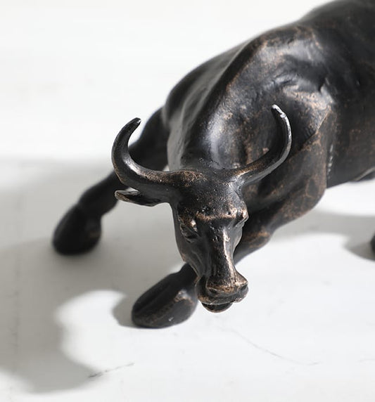 Share Market Bull Sculpture