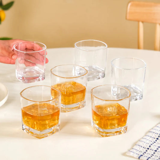 SQUARE PLAIN GLASS - 290 ML